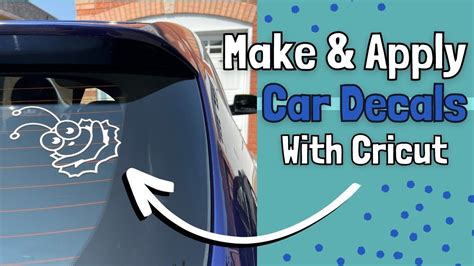 Easy Cricut Car Decal Make And Apply Your Own Car Decal With Cricut