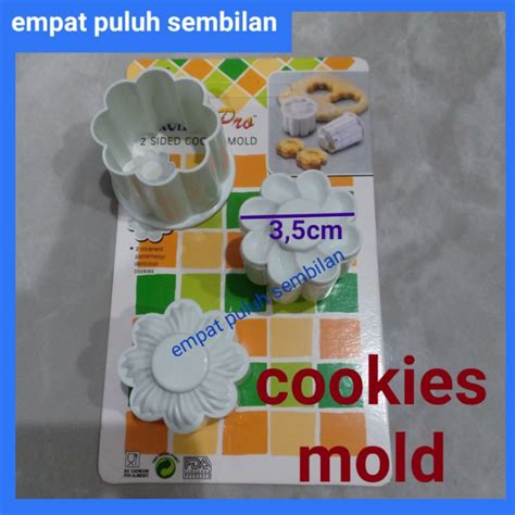 Jual 1BIJI CETAKAN COOKIES ACUAN NASTAR BUNGA COOKIES CUTTER