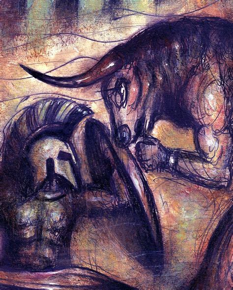 Theseus And Minotaur Giclee Art Print On Hahnem Hle Photo Etsy