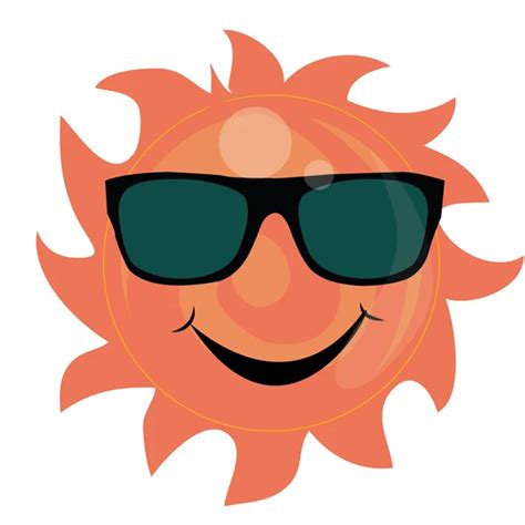 Sun with sunglasses sketch Stock Vector Image by ©lhfgraphics #13950585