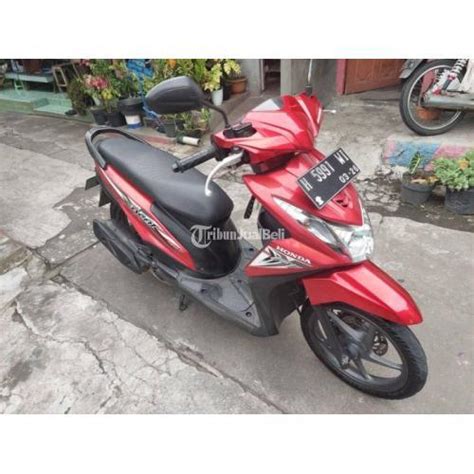 Motor Honda Beat Tahun Bekas Warna Merah Siap Pakai Surat Lengkap