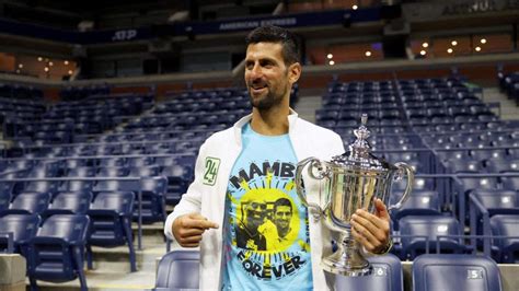 Novak Djokovic Honours Kobe Bryant After Winning 24th Grand Slam WATCH