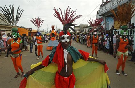 Popo Carnival of Bonoua in Cote d'Ivoire