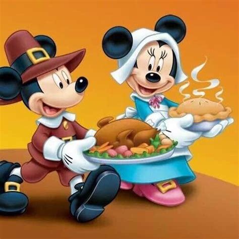 Mickey And Minnie Mouse Thanksgiving Disney Thanksgiving Mickey