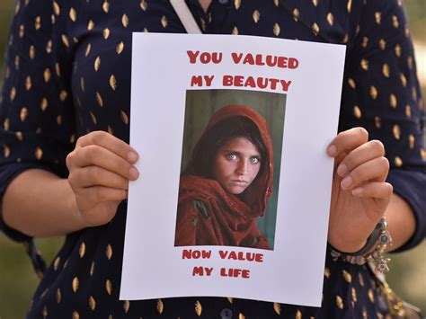 Afghan Girl From 1985 National Geographic Cover Is Evacuated To Italy