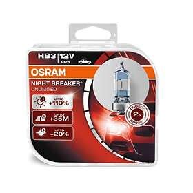 Best pris på Osram Night Breaker 9005 HB3 60W 12V 2 pack Bilpærer