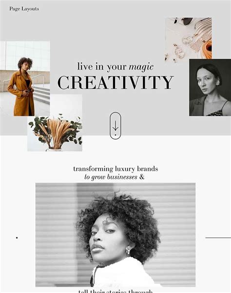 Index Page Layout Design