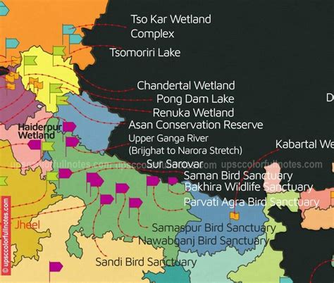 Master Complete 75 Ramsar Sites In India 2022 Map UPSC Colorfull Notes