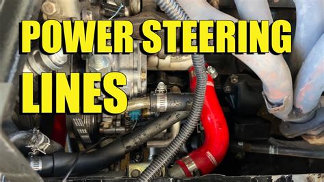 Mazda Miata Power Steering Lines Installation YouTube