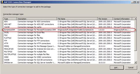 Daniel Cai S Blog Ssis And Crm Series Part Use Ssis To Run