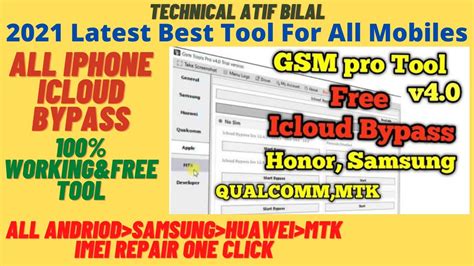 Gsm Tools Pro V Samsung Huawie Full Work Apple Iphone Icloud