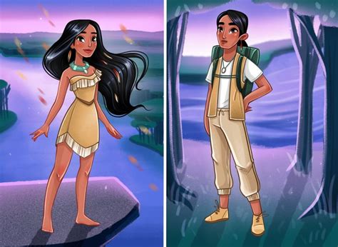 À quoi ressembleraient les versions masculines de 15 princesses de l