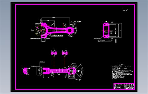 连杆工艺及扩孔夹具设计autocad模型图纸下载 懒石网