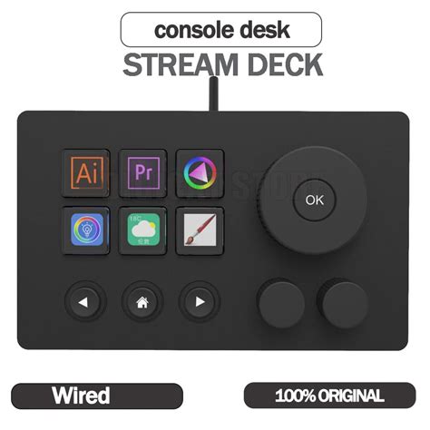 StreamDeck Visual Keyboard LCD Button 6 Keys Live Content Creation