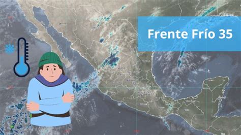 Frente Frío 35 provocará temperaturas BAJO CERO grados en CDMX y estos