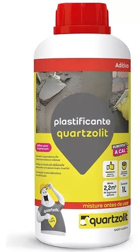 Kit Uni Aditivo Plastificante L Quartzolit Frete Gr Tis