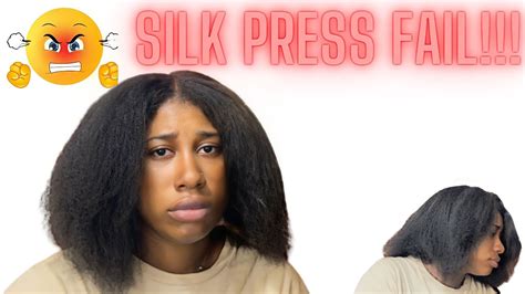 Diy Silk Press On Natural Hair Epic Fail Youtube