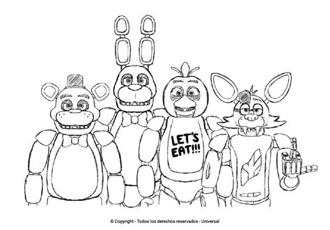 Dibujo De Toy Bonnie De Five Nights At Freddys Para Colorear Dibujosnet Images