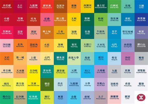 The Many Colours Of The Hong Kong MTR Checkerboard Hill