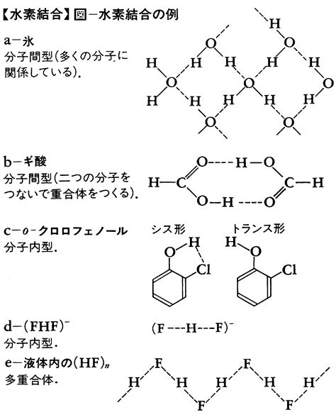 水素結合スイソケツゴウとは？ 意味や使い方 コトバンク