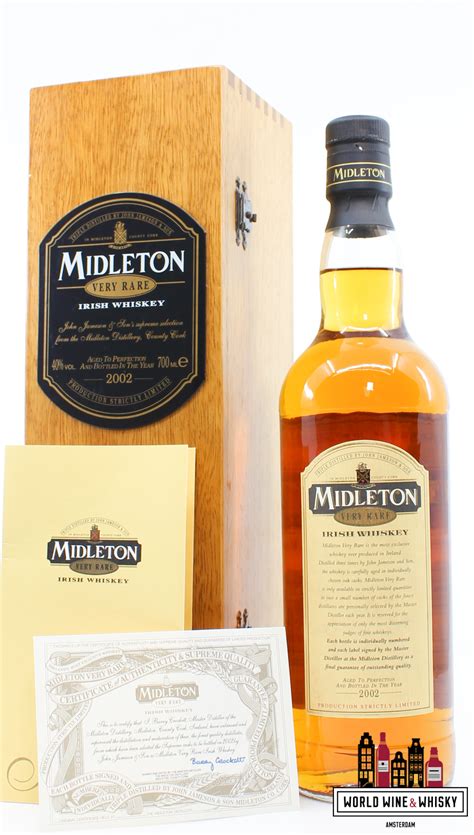 Midleton Very Rare 2002 Irish Whiskey 40 In Wooden Case World