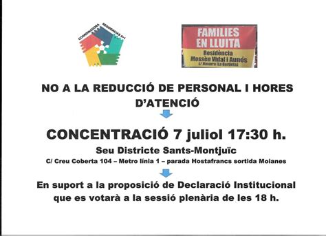 Coordinadora Residencias 5 1 On Twitter RECORDEU A Les 17 30 H