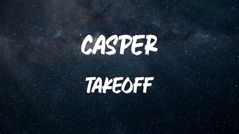 Takeoff Casper Lyric Video Ima Ghost Ride The Wraith Ghost