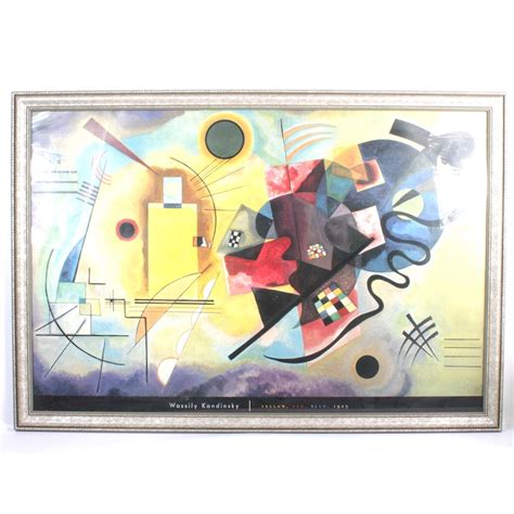 Offset Lithograph After Wassily Kandinsky Ebth