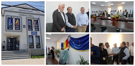 Noul sediu al Primăriei Ipotești a fost inaugurat și sfințit în