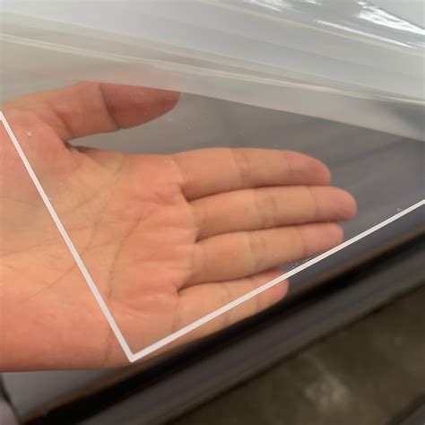 Alands X Mm Clear Acrylic Sheet Glass Perspex Plexiglass Sheets