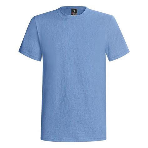 Cotton Blue Round Neck T Shirt Size Large Plain At Rs 200 In New Delhi