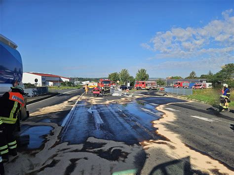 Gro Einsatz In Volkach Tankwagen Unfall Hat Drastische Konsequenzen