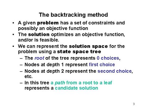 Backtracking Sum Of Subsets And Knapsack Backtracking Two