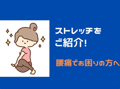 ストレッチをご紹介！腰痛でお困りの方へ（世田谷区喜多見成城狛江） ゼロスポ鍼灸・整骨院グループ 喜多見