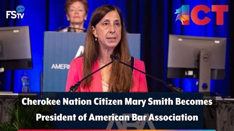 Ict Cherokee Nation Citizen Mary Smith Becomes President Of American