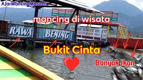 Mancing Di Wisata Bukit Cinta Rawa Bening Youtube