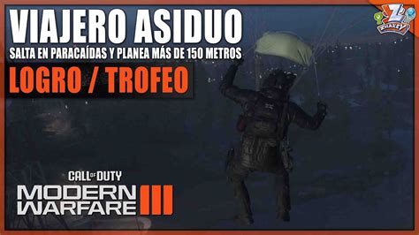 Call Of Duty Modern Warfare Logro Trofeo Viajero Asiduo