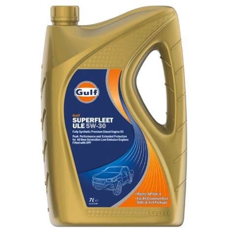 Gulf Superfleet Ule 5w 30 7l Fully Synthetic Engine Oil Shopee Malaysia