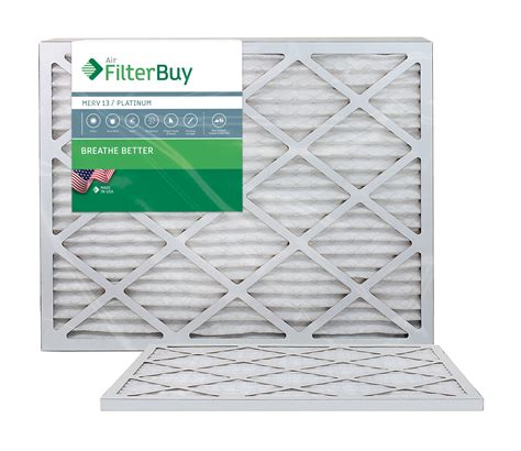 Filterbuy 18x30x1 Merv 13 Pleated Ac Furnace Air Filter Pack Of 2