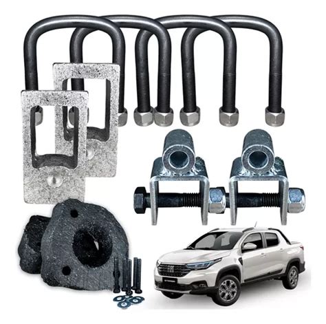 Strada 2022 2023 2024 Kit Lift De Suspensão Completo 4cm Parcelamento