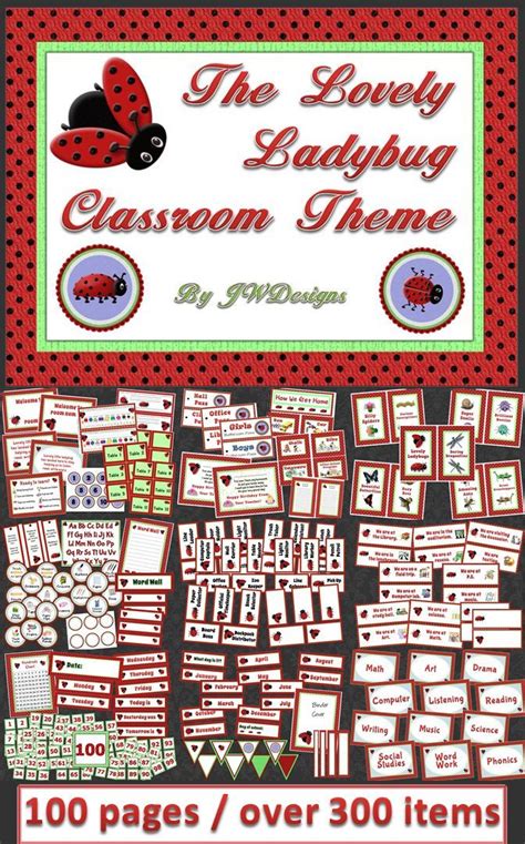 A Teaspoon Of Teaching Classroom Themes Ladybug Theme Ladybugs Preschool