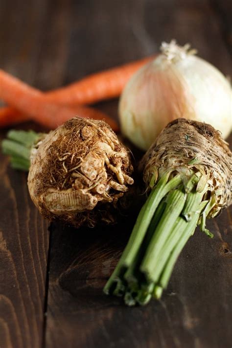 Roasted Celery Root and Carrots with Parsley and Dill