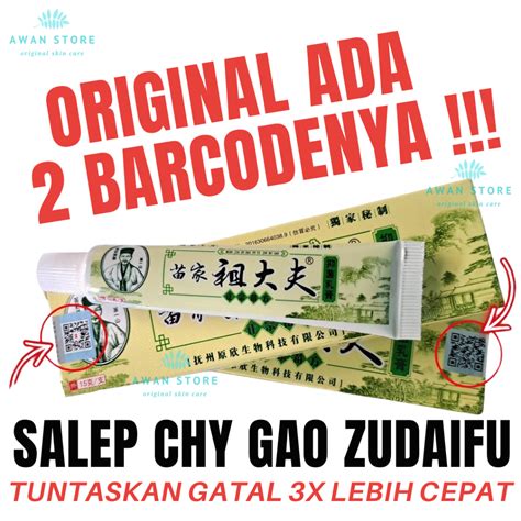 Jual Salep Original Asli Chy Gao Zudaifu Dengan Barcode Pcs