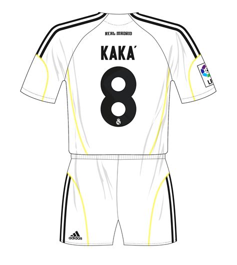 Real Madrid 2009 2010 Home Number 8 Kaka