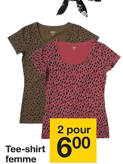 Offre Tee Shirt Femme Chez Zeeman