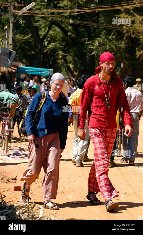 India, Tamil Nadu, Auroville, community members Stock Photo - Alamy