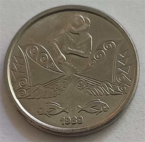 Moeda Centavos Cruzado Novo Pescador