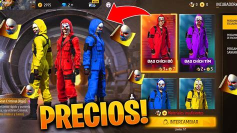 PRECIOS INCUBADORA CRIMINALES FREE FIRE MUY BARATOS ANIVERSARIO FREE