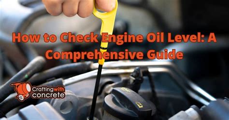 How To Check Engine Oil Level