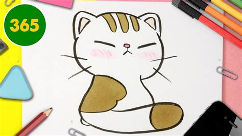 Comment Dessiner Un Chat Kawaii Apprendre à Dessiner Comment